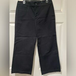 Loft Black Wide-Leg Pants 10P